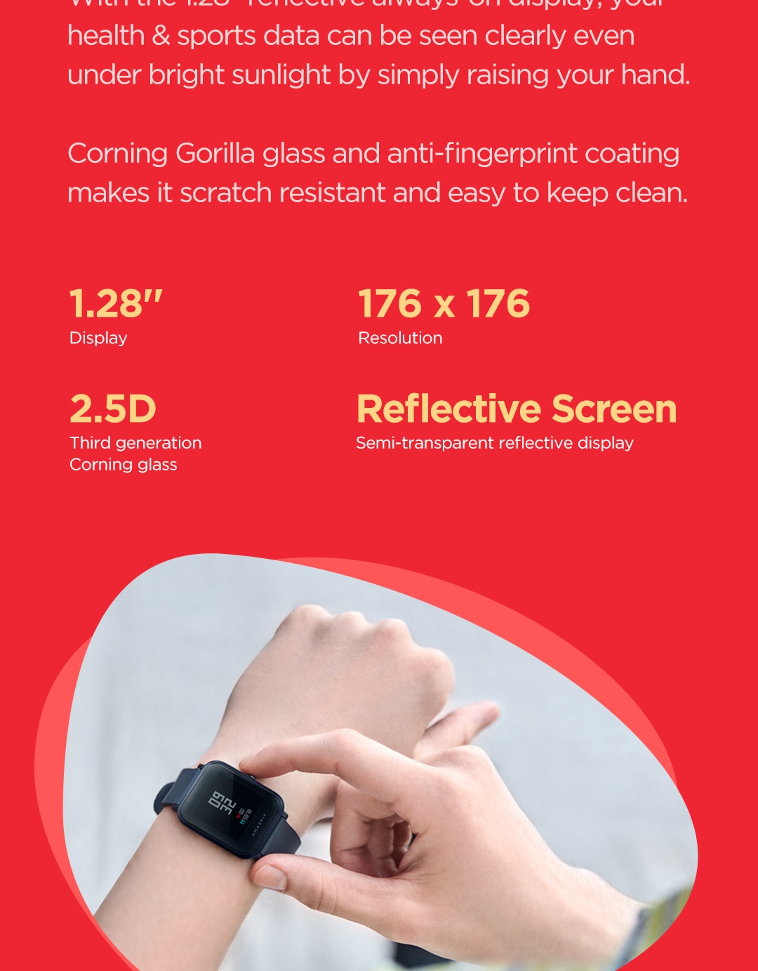 Silica Gel Waterproof Smartwatch